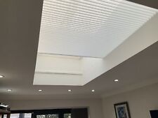 PLEATED ROOF THERMAL BLINDS CONSERVATORY, LANTERN, ORANGERY  -  PLAIN WHITE