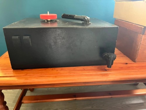 Moth record cleaning machine - record,
