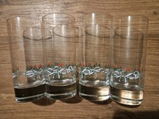 4 Johnson Brothers Eternal Beau Vintage High Ball Glasses, 14cm VGC