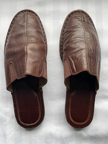 The bridge leather slippers - bridge,