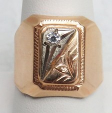 VINTAGE ROSE GOLD 14K GOLD