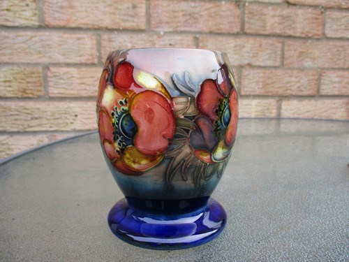 Moorcroft flambe anemone - flambe,