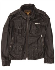 Superdry Mens Leather Jacket