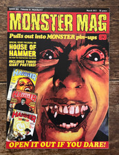 MONSTER MAG #20 - Reissue - 1970s Horror poster mag/House of Hammer covers/Vamps
