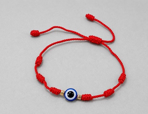 Red string evil - eye, bracelet