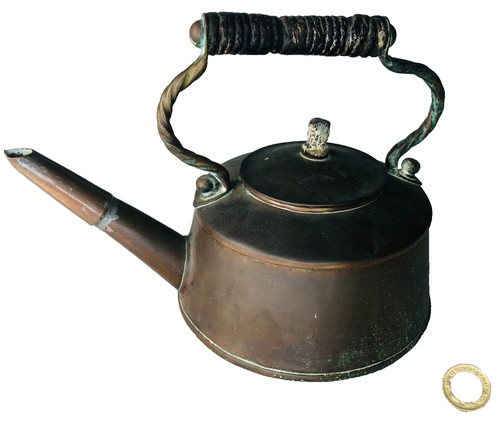 Copper kettle metal metalware - copper,
