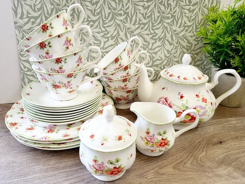 Floral waterside bone china - floral,