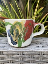 Dartington Studio Pottery Poppy Janice Tchalenko Small Mug Coffee Tea