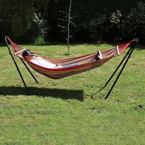 Hammock with metal frame stand - hammock,