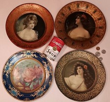 1901 CITY OF ROSES portland oregon tin litho plate vienna allvenn art nouveau