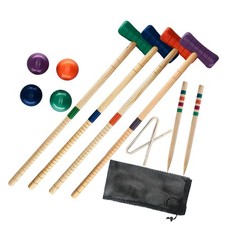 Wooden Croquet Set Premium for