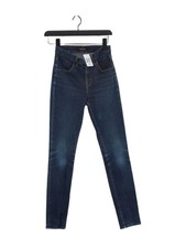J Brand Women's Jeans W 25 in Blue Cotton with Elastane Straight