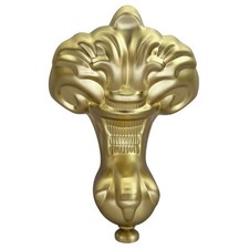 Set of 4 Brushed Brass Ball & Claw Feet for Roll Top Baths - Park Roy BeBa_26846