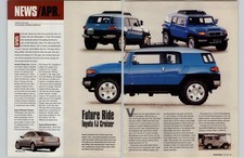 2003 Vtg Print Ad Toyota FJ