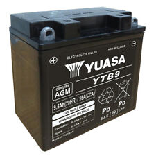 Motorcycle battery YUASA YB9-B / YTB9 (WC) AGM closed, 12V|9Ah|CCA:95A (135