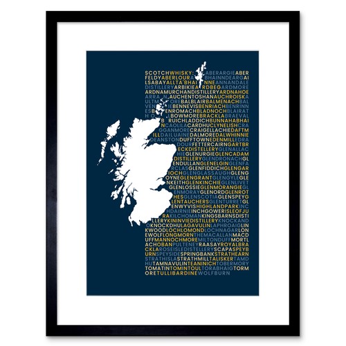 Scotch whisky distilleries map - distilleries,