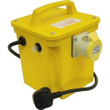 Faithfull Portable Site Transformer 240v to 110v 1.5Kva 110v