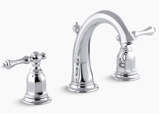 Kohler Kelston  K-13491-4-CP Widespread Bathroom Faucet Polished Chrome