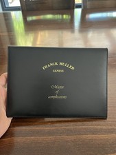 Frank Muller Black Leather Folder