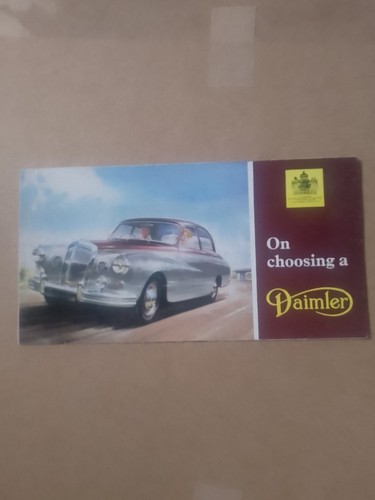 Daimler range brochure c1960