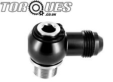AN-10 (10AN) Fuel Pump Inlet M18x1.5 Banjo Swivel Assembly For Bosch 044  BLACK