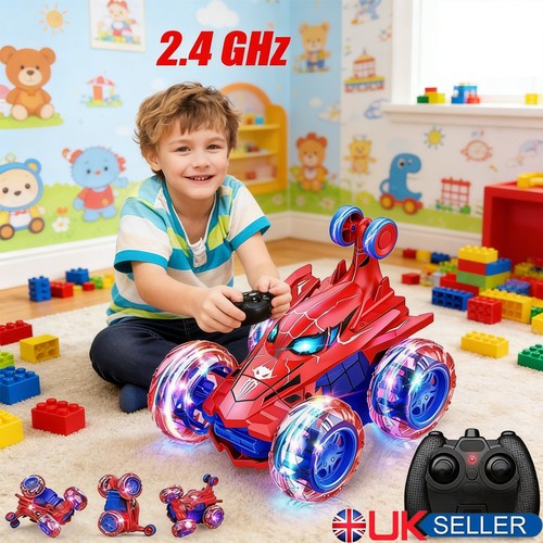Spider man stunt car remote - rc,