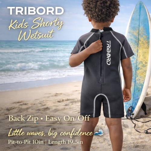 Tribord kids shorty wetsuit - tribord,