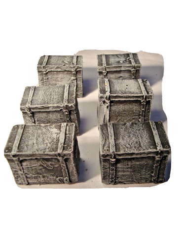 Stowage 12x boxes painted - stowage,