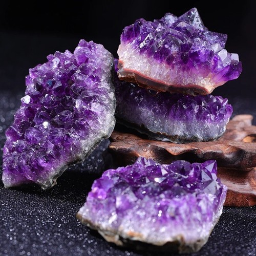 Natural amethyst crystal - natural,