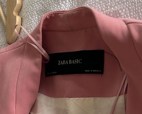 Pink zara blazer size - zara,