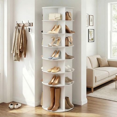 Tier rotating shoe - 7, rack
