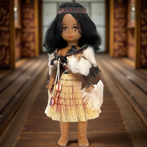 Vintage maori waihine doll - doll,