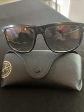 Ray-Ban RB4147 601/32 2n Unisex Sunglasses Gloss Black Grey Free Shipping