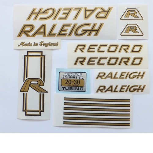 Raleigh record decal kit - raleigh,