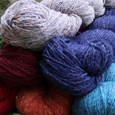ROWAN VALLEY TWEED YARN - VARIOUS SHADES - 50g HANKS