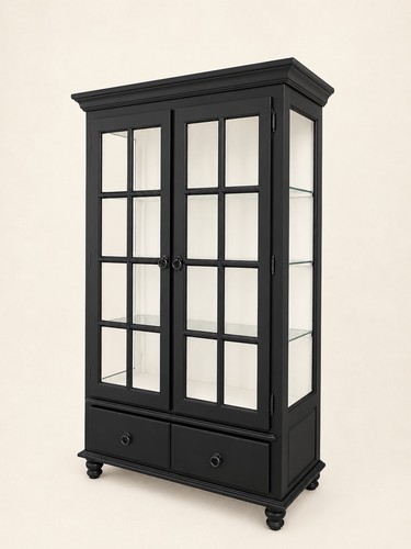 Black display cabinet - display,