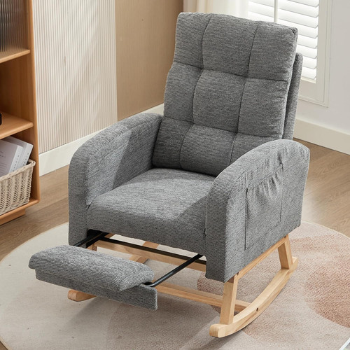 Rocking chair with adjustable - with,