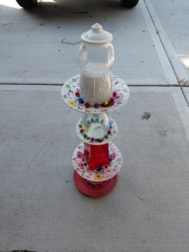 Birdbath feeder glass - feeder, /