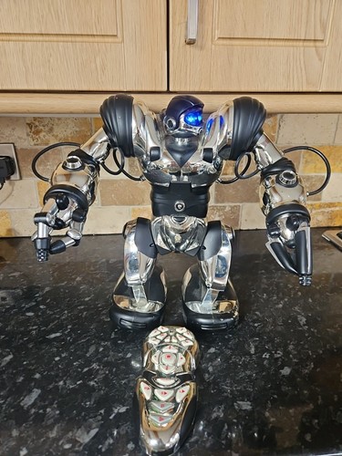 2004 wowwee silver robosabian - silver,