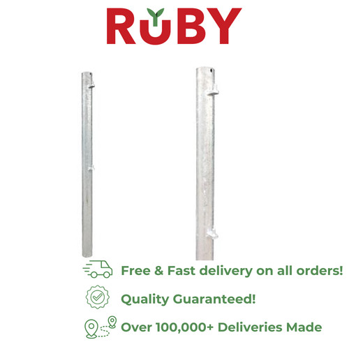 Metal gate posts hanging ruby - hanging,