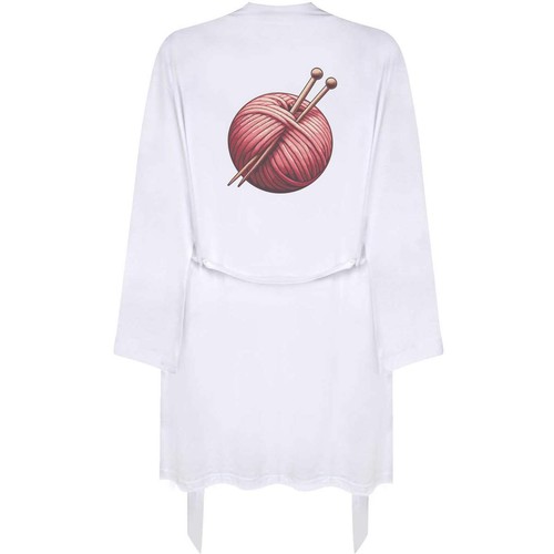 Pink knitting wool dressing - knitting, wool'