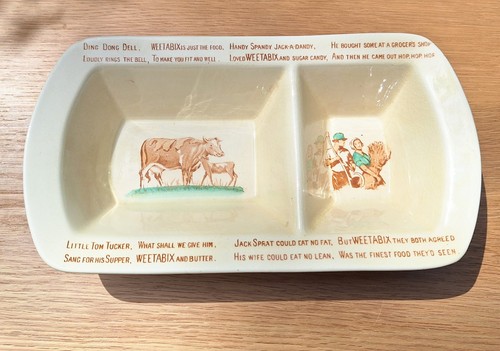 C1930s weetabix double - c1930s, bowl