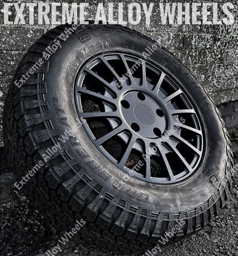 Black alloy wheels ldv - black,