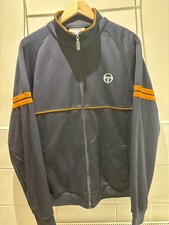 Sergio Tacchini Star Orion Track Top Navy / Old Gold Size XL Excellent