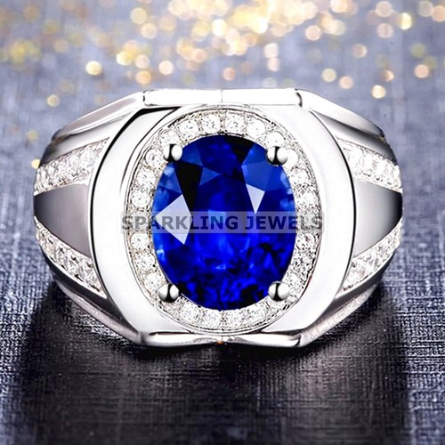 Aaa blue sapphire oval cut - aaa+,