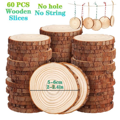 180pcs natural wood slices - 30/180pcs,