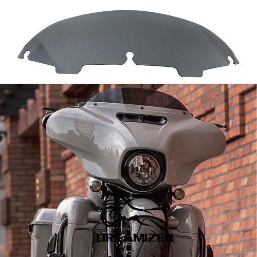 Smoked wave windshield - 4",