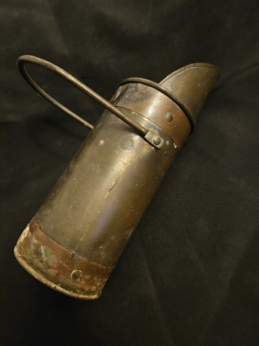 Vintage copper brass coal ash - copper,