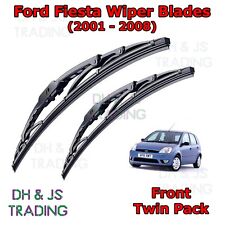 (01-08) Ford Fiesta V Front Wiper Blades Window Windscreen 22" 16" Hook Type