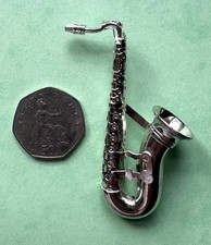 Saxophone Pin Badge Brooch Sax